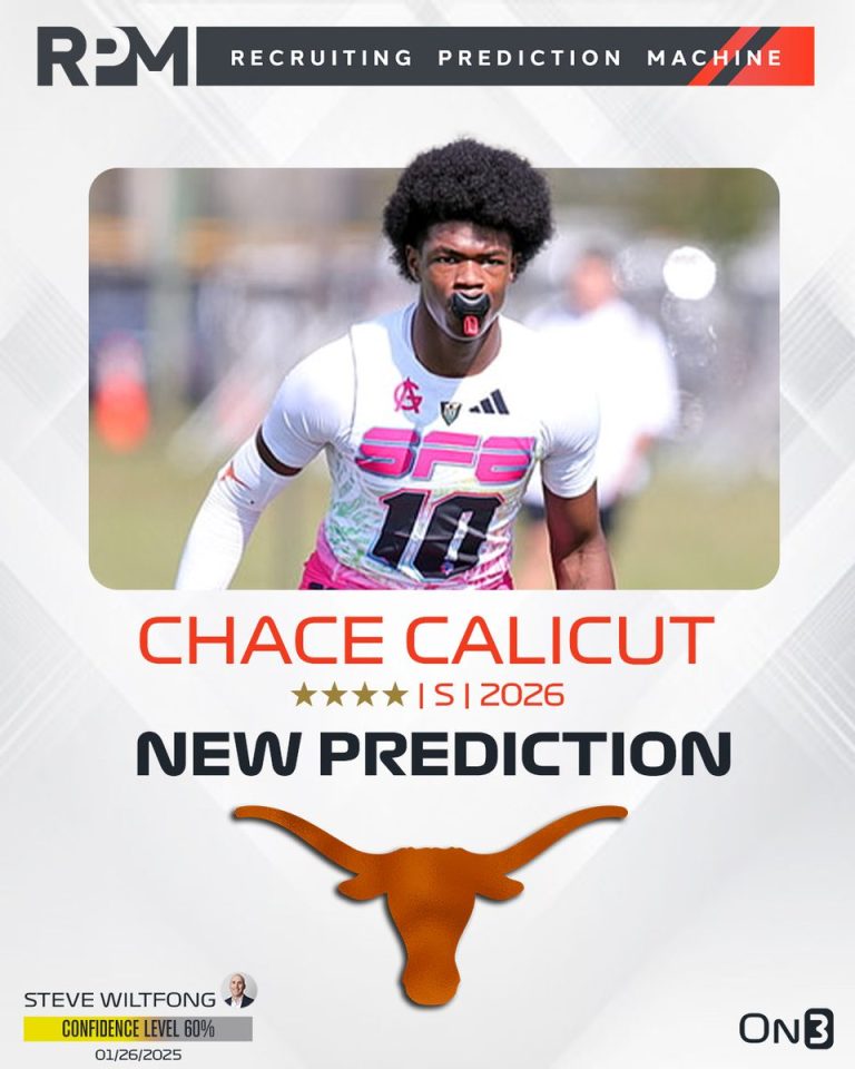 Texas Longhorns Projected to Land 2026 Four-Star DB