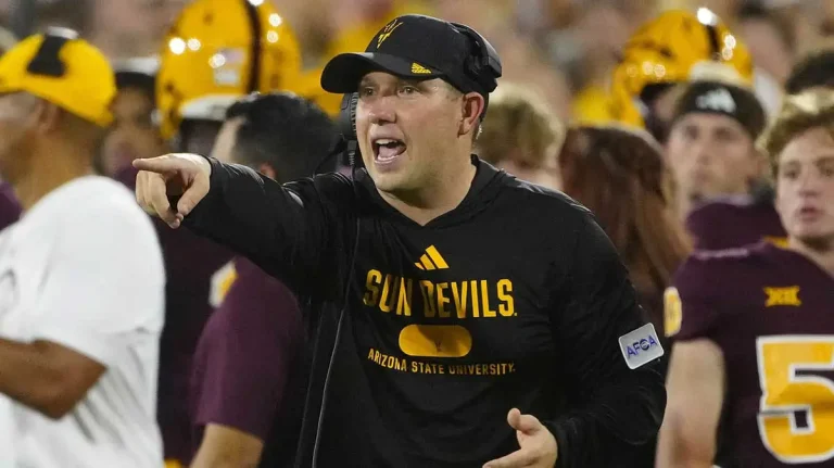 Arizona State football HC Kenny Dillingham’s hilarious reaction to first time seeing Cam Skattebo