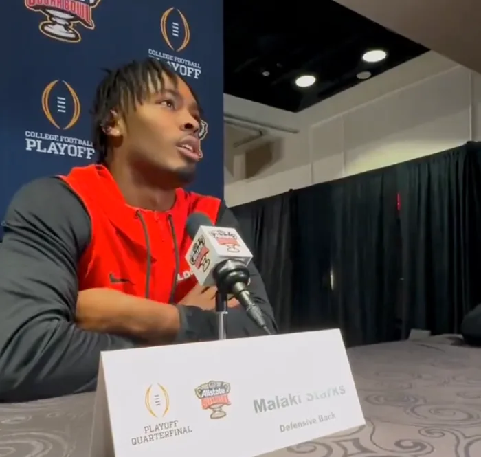 Malaki Starks shares first impression on Georgia freshman RB Nate Frazier: ‘This guy is weird’