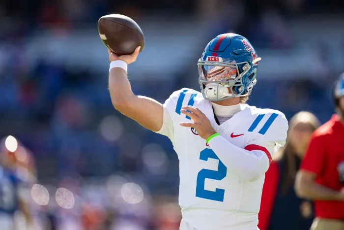 Ole Miss QB Jaxson Dart opened up on his last ride with teammates and NFL Draft process ahead of Gator Bowl