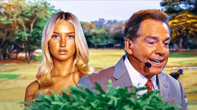 Picture of Nick Saban and Ring Girl Sydney Thomas is Going Viral