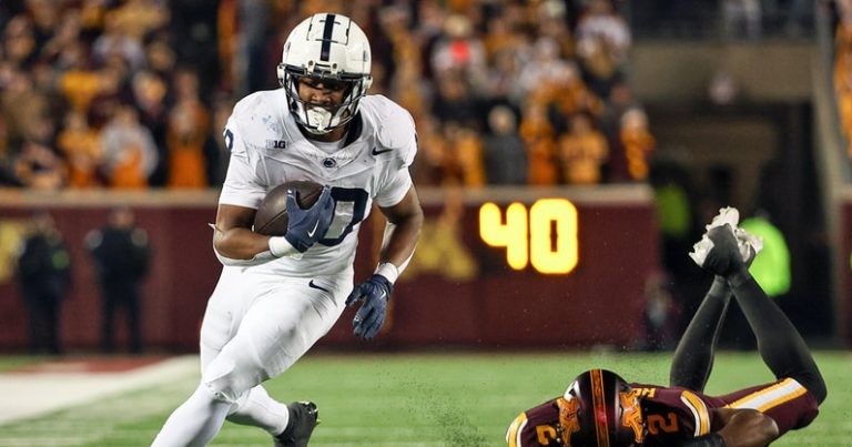 Penn State RB Nicholas Singleton announces return for 2025 season