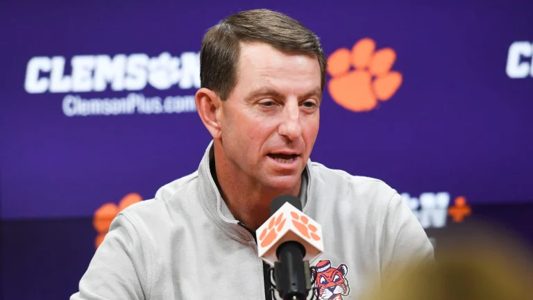 Clemson Tigers Football Coach Receives Surprisingly Low Rank Among Peers