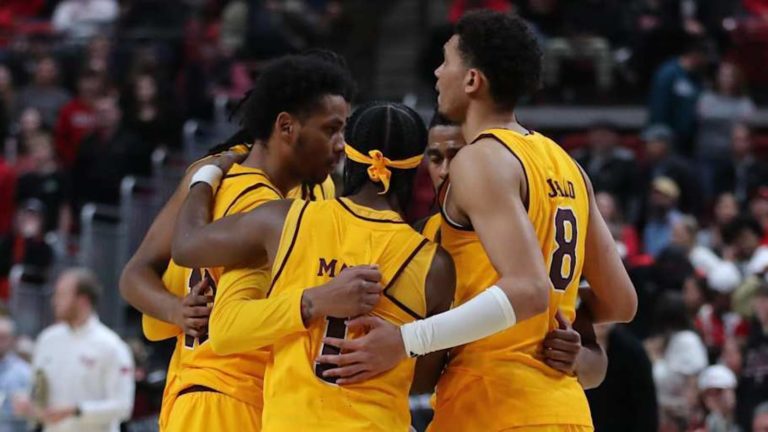 For the first time this season, the Arizona State men’s basketball team is below .500.  Bobby Hurley’s team has lost five in a row, is in second-to-last place in the Big 12 and has fallen out of the NCAA tournament picture.  But the Sun Devils are still in the fight. Despite their 12-13 record, ASU still has an impressive NET ranking — and they still have a clear path to March Madness.  Arizona State’s NCAA NET Ranking The Sun Devils are currently ranked No. 65 in the NCAA NET Rankings, which are the only rankings that are worth monitoring. The 12-person NCAA Tournament Selection Committee uses the NET as the primary sorting tool for selection and seeding for the NCAA tournament.  Because the NET takes strength of schedule into account — as well as game results, game location, net offensive and defensive efficiency, and the quality of wins and losses — Arizona State is ranked above teams with much better records.  Colorado State is 16-9 overall and 10-4 in the Mountain West, but they’re ranked No. 70 in the NET in part because they have played a much weaker schedule than ASU. They do have a win over a Big 12 team — they beat TCU in overtime in November — but they also lost to Colorado by 17. And the Buffaloes are 1-13 in the Big 12.  The Sun Devils have played the ninth-toughest schedule in the nation according to KenPom. Entering Monday, ASU had faced 10 teams in the top 40 in the NET. And they’ll face No. 3 Houston for the first time on Tuesday.  No. 4 Florida No. 7 Texas Tech No. 8 Iowa State No. 9 Arizona No. 10 Gonzaga No. 15 Kansas No. 20 Saint Mary’s No. 28 Baylor No. 36 BYU No. 37 New Mexico The Sun Devils only won two of those games, but they were competitive in most of them. And that’s what is driving their NET ranking. If they had won five of those games, they would be in the top 40 and an NCAA tournament team.  Fortunately for ASU, they play in the Big 12 and the rest of their schedule is lined with opportunities to get back into the hunt. Starting with Tuesday’s game vs. Houston, the Sun Devils have at least three more Quad 1 opportunities on their schedule. The NCAA defines Quad 1 games as home games against a top 30 team in the NET, or road games against a top 50 team in the NET.  If the Sun Devils run the table, they’ll be 18-13 and easily inside the top 40 in the NET — and a top-40 NET ranking typically correlates to a berth in the NCAA tournament.  Here’s a look at ASU’s final six games and the NET ranking of each opponent:  No. 3 Houston (2/17) No. 73 Kansas State (2/23) No. 36 BYU (2/26) No. 72 Utah (3/1) No. 9 Arizona (3/4) No. 7 Texas Tech (3/8)