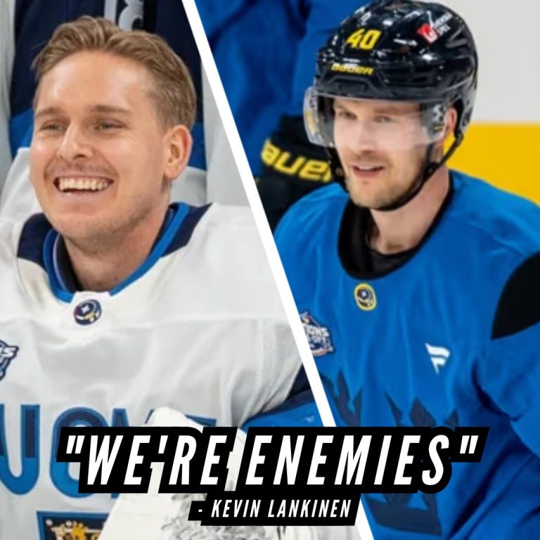 “We’re Enemies” – Kevin Lankinen Talks Relationship with Vancouver Canucks Teammate Elias Pettersson