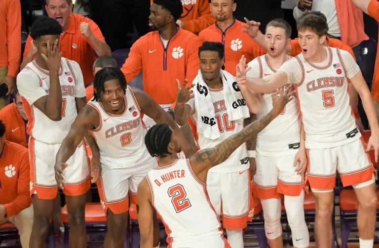 Clemson makes massive jump in new AP Top 25 men’s basketball poll as March Madness nears