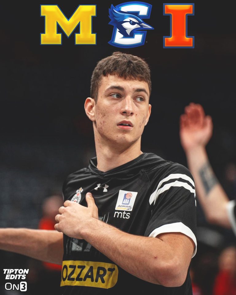 Everything you need to know about 7-foot recruit Aleksa Dimitrijević, who is officially visiting Michigan this weekend