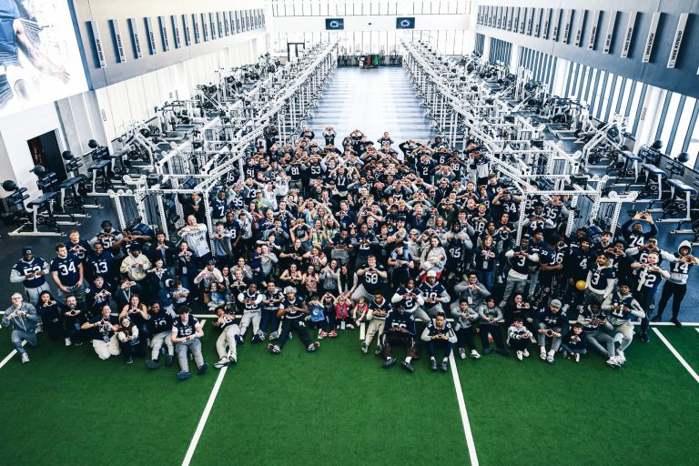 Penn State Football Brings a Bit of THON to the Lasch Football Building