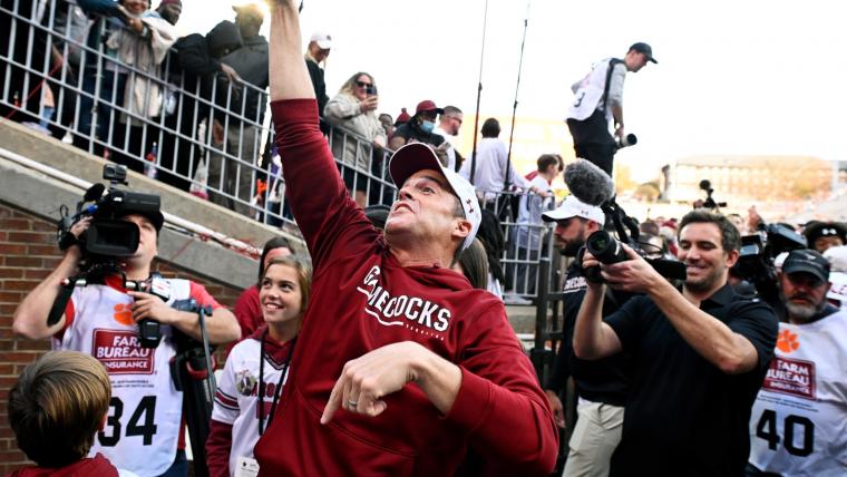 South Carolina head coach Shane Beamer ignites College Football Playoff fire with auto-bids SEC proclamation