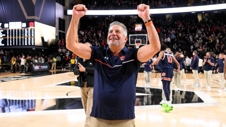 Auburn head basketball coach Bruce Pearl addresses Chad Baker-Mazara’s health after Tigers beat Vanderbilt