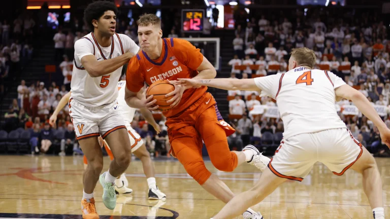 Clemson uses strong second half to push past Virginia on the road