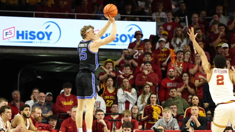 BYU Basketball Holds On for Spectacular Double Overtime Win at No. 10 Iowa State