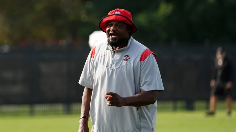 Ohio State football coach Larry Johnson will coach “Until God tells me to stop”