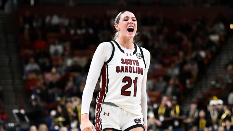 Chloe Kitts shines as South Carolina Gamecocks defeat Vanderbilt in SEC Tournament quarterfinals