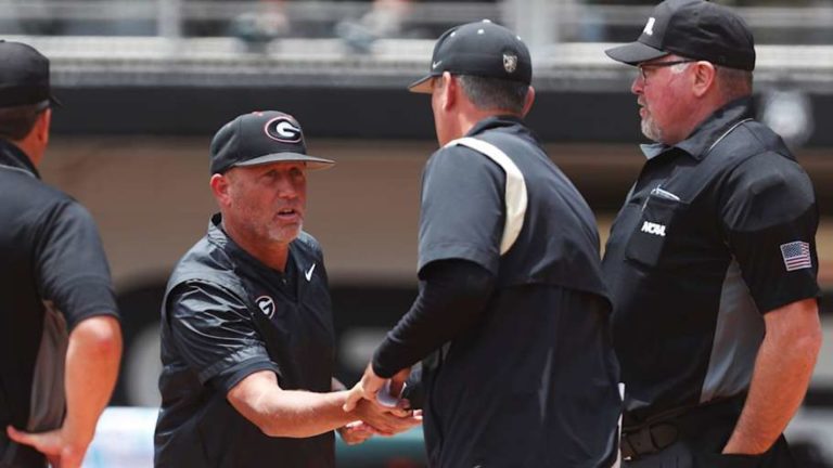 Georgia Bulldogs Send Off Five Home Runs, Route Columbia in Game One