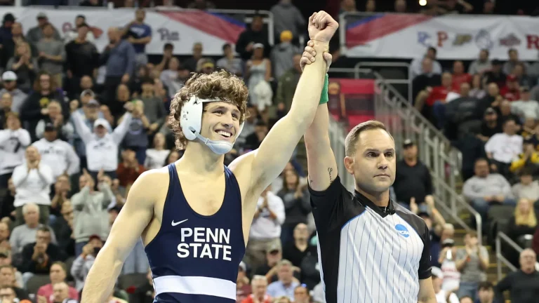 Penn State Wrestling Wobbles in Big Ten Semifinals But Still Holds Commanding Lead