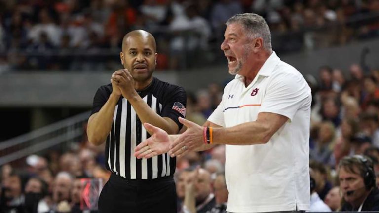 Auburn’s Bruce Pearl Fires Shot at Officials after Alabama Loss