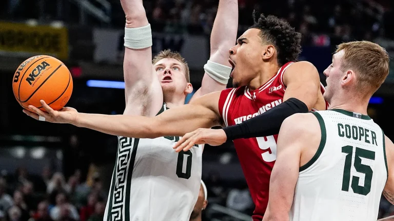 Final stats, analysis: Wisconsin tops Michigan State in Big Ten Tournament semifinals