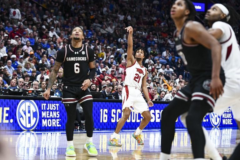 D.J. Wagner’s shot might have secured Arkansas basketball’s NCAA Tournament fate