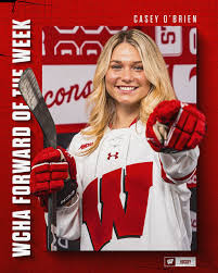 Casey O’Brien’s record-setting performance sends Badgers to WCHA Final Faceoff