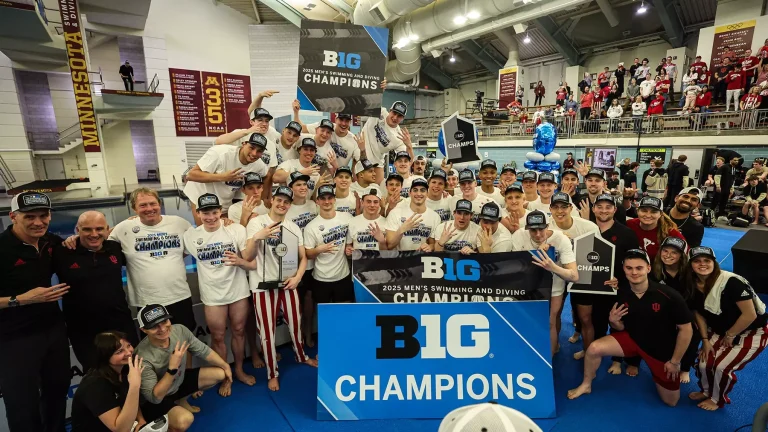 INDIANA MEN WIN 4TH STRAIGHT BIG 10 TITLE WITH LARGEST MARGIN OF VICTORY IN CONFERENCE HISTORY