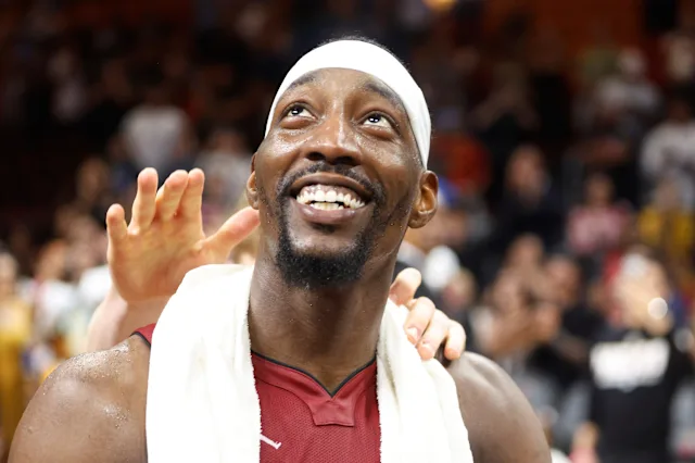 LeBron James reacts to Bam Adebayo’s 83-point eruption