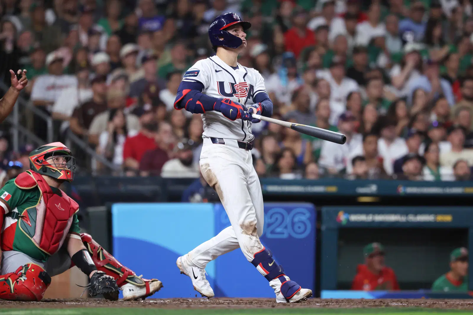 Roman Anthony and Jarren Duran combine for three home runs in United States win over Mexico.
