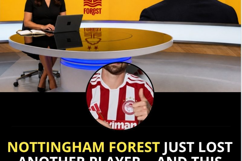 Nottingham Forest just lost another player&hellip; and this time it&rsquo;s permanent