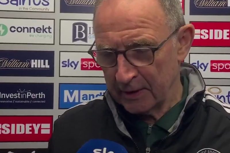 Martin Drops a Shocking Statement After Celtic&rsquo;s Narrow 1-0 Win and Leaves Fans Stunned